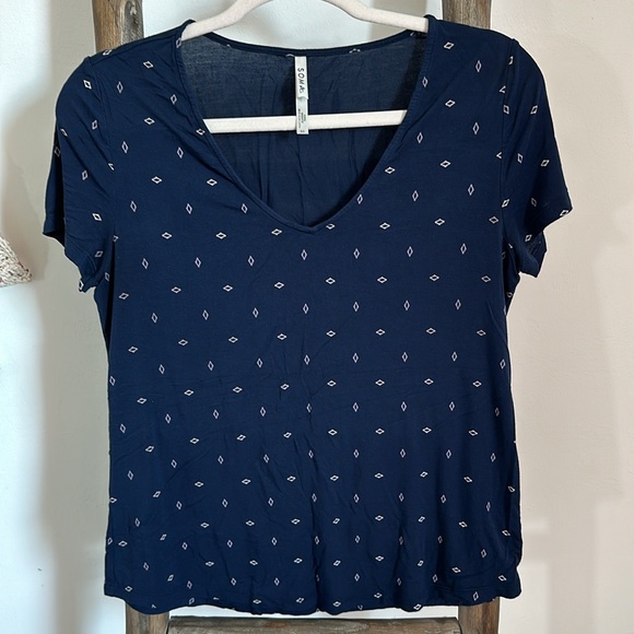 SOMA COOL NIGHTS Printed Short-Sleeve pajama set / Size XSmall - Picture 3 of 14